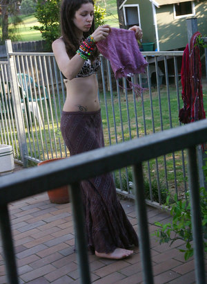 18 year old girl Kim Kennedy takes a cumshot in mouth during BDSM sex